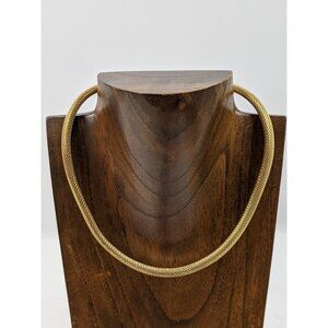 vintage signed Grosse Germany goldtone thick rope statement chain necklace
